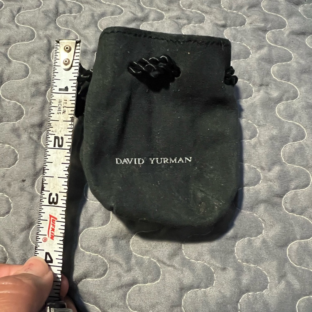 David Yurman Black Velvet Drawstring Pouch